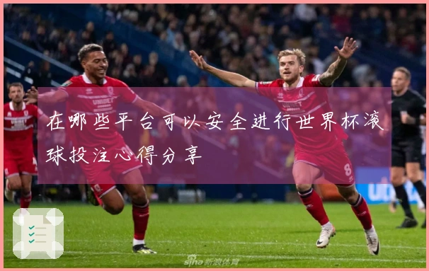 在哪些平台可以安全进行世界杯滚球投注心得分享